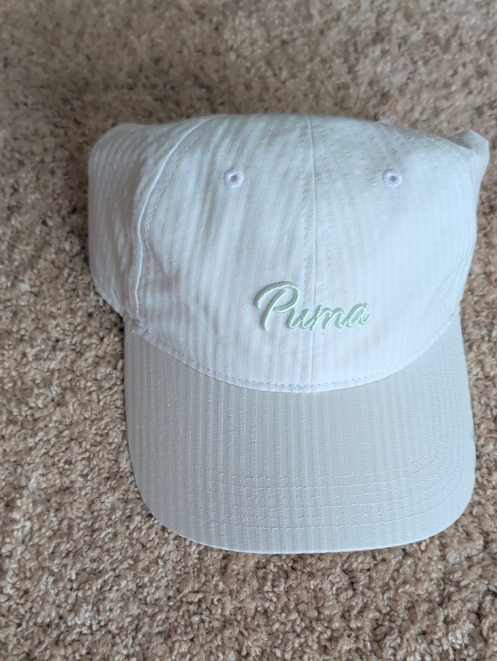 NWT Women's Puma Golf Seersucker Dad Hat
